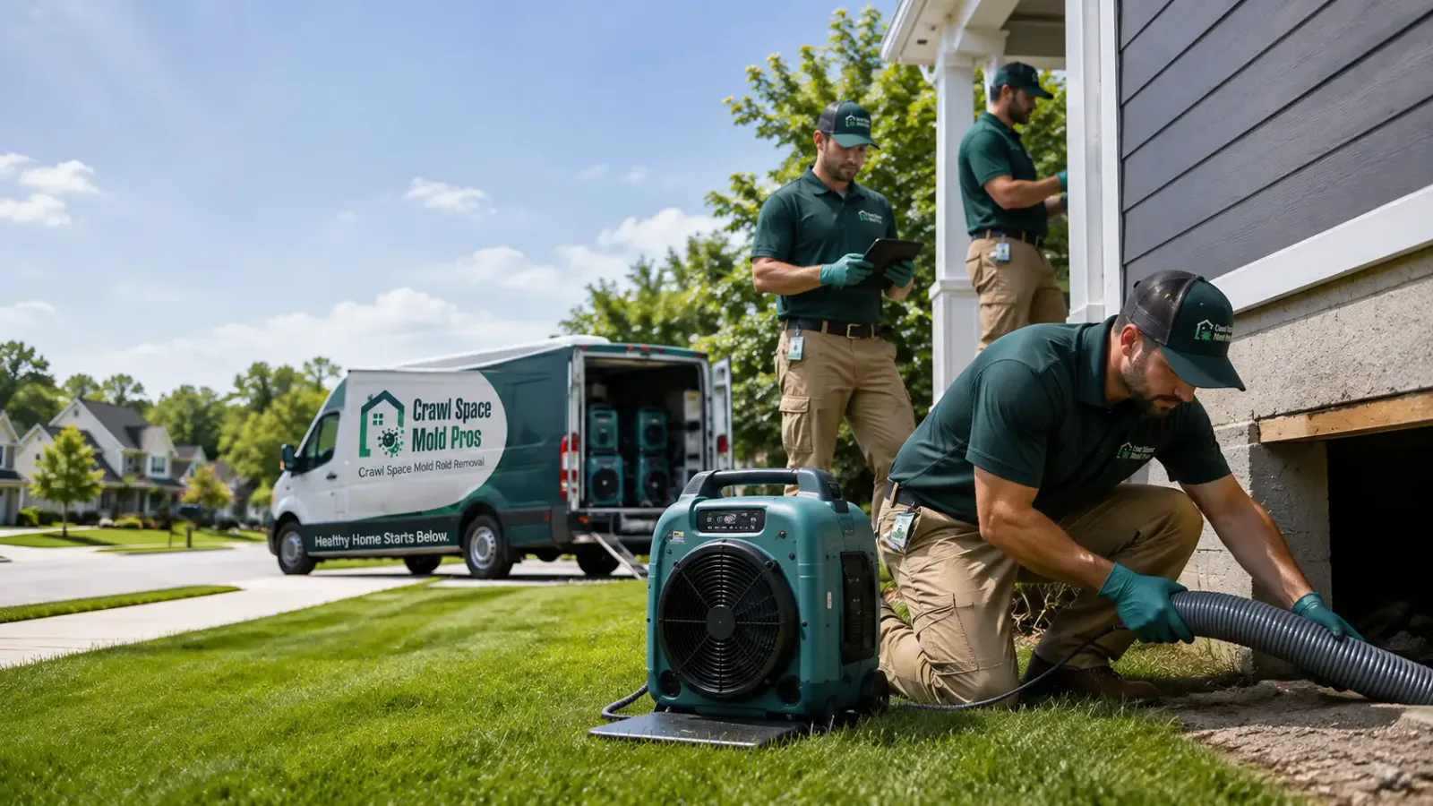 Crawl Space Mold Removal in Fairfield, MT